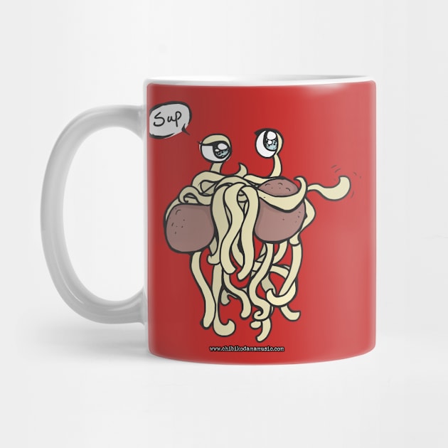 Chill Flying Spaghetti Monster by chibikodama